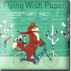 Mr.Fox Bicycle Holiday Wish Paper